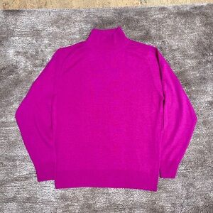 Magenta Mock Neck - Vintage